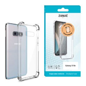 Coque Silicone transparent avec coins renforces pour Samsung Galaxy S10e, Transparent