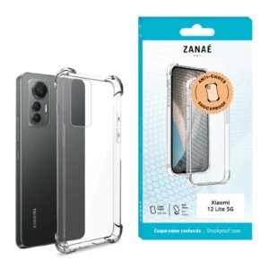 Coque Silicone transparent avec coins renforces pour Xiaomi 12 Lite 5G, Transparent
