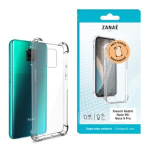 Coque Silicone transparent avec coins renforces pour Xiaomi Redmi Note 9S / Note 9 Pro, Transparent