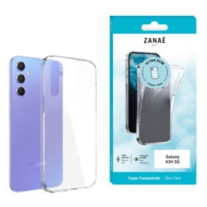 Coque Softgel pour  Galaxy A34 5G, Transparent