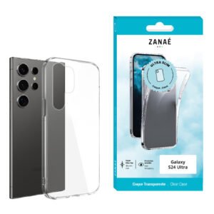 Coque Softgel pour  Galaxy S24 Ultra, Transparent