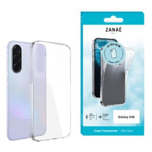 Coque Softgel pour Galaxy A36, Transparent