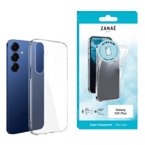 Coque Softgel pour Galaxy S25 Plus, Transparent