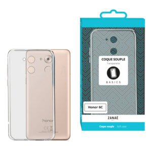 Coque Softgel pour Honor 6C / Nova Smart, Transparent