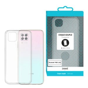 Coque Softgel pour Huawei P40 Lite, Transparent