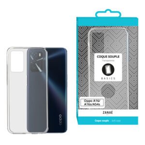 Coque Softgel pour Oppo A16 / A16s / A54s, Transparent