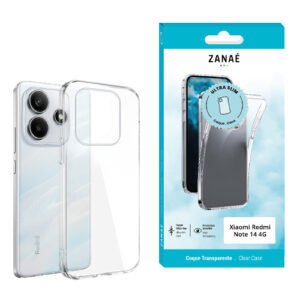 Coque Softgel pour Redmi Note 14 4G, Transparent