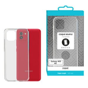 Coque Softgel pour Samsung  Galaxy A03, Transparent