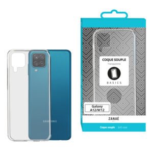 Coque Softgel pour Samsung Galaxy A12 / M12, Transparent