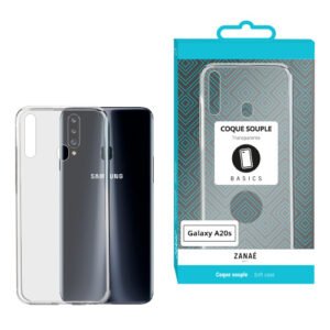 Coque Softgel pour Samsung Galaxy A20s, Transparent