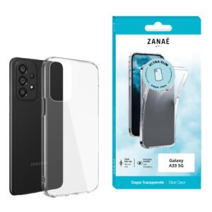 Coque Softgel pour Samsung Galaxy A33 5G, Transparent