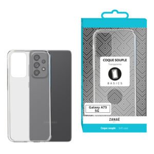 Coque Softgel pour Samsung Galaxy A73 5G, Transparent
