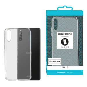 Coque Softgel pour Sony Xperia L4, Transparent