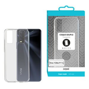 Coque Softgel pour Vivo Y11s / 20i / Y20s, Transparent