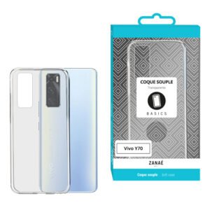 Coque Softgel pour Vivo Y70, Transparent