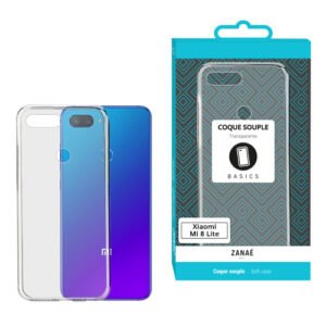 Coque Softgel pour Xiaomi Mi 8 Lite, Transparent