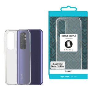 Coque Softgel pour Xiaomi Mi Note 10 Lite, Transparent