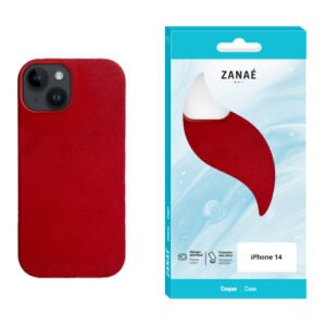 Coque Winter Whisper pour iPhone 14, Rouge