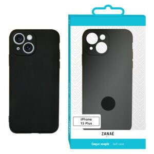 Coque Zanae Color pour  iPhone 15 Plus, Noir