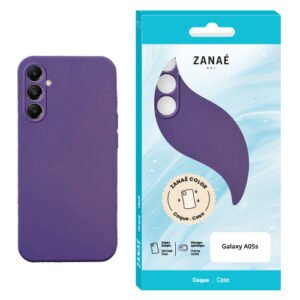 Coque Zanae Color pour Galaxy A05s, Violet fonce