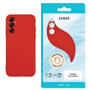 Coque Zanae Color pour Galaxy A14 4G / 5G, Rouge
