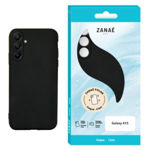 Coque Zanae Color pour Galaxy A15, Noir