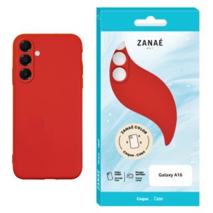 Coque Zanae Color pour Galaxy A16, Rouge