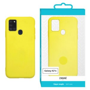 Coque Zanae Color pour Galaxy A21s, Jaune