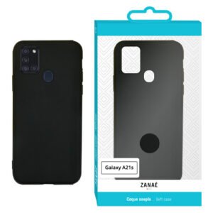 Coque Zanae Color pour Galaxy A21s, Noir
