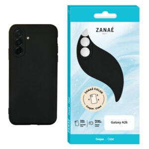 Coque Zanae Color pour Galaxy A26, Noir