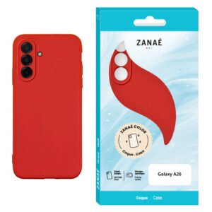 Coque Zanae Color pour Galaxy A26, Rouge