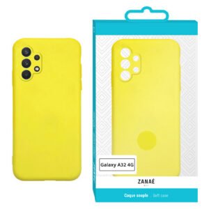 Coque Zanae Color pour Galaxy A32 4G, Jaune