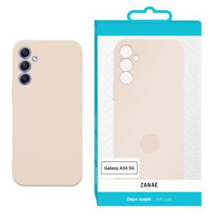 Coque Zanae Color pour Galaxy A34 5G, Beige