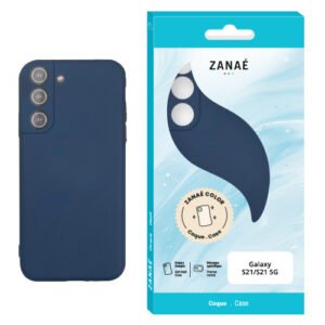 Coque Zanae Color pour Galaxy S21 / S21 5G, Marine