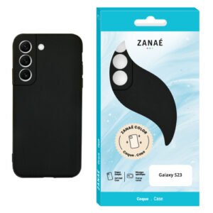 Coque Zanae Color pour Galaxy S23, Noir