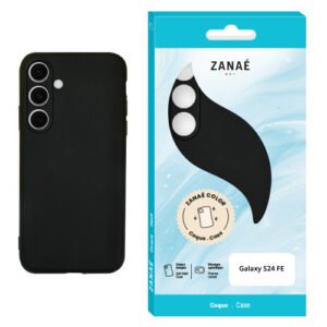 Coque Zanae Color pour Galaxy S24 FE, Noir