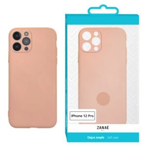Coque Zanae Color pour iPhone 12 Pro, Rose