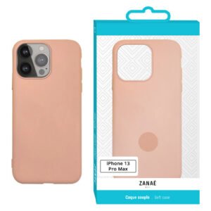 Coque Zanae Color pour iPhone 13 Pro Max, Rose