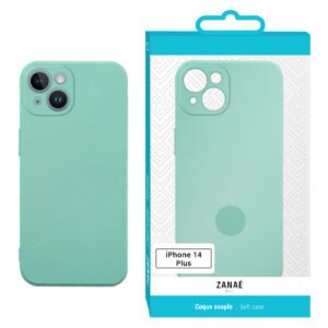 Coque Zanae Color pour IPhone 14 Plus, Menthe