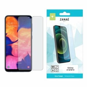 Verre trempé ZANAÉ pour Samsung Galaxy A10 M10, protection d’écran claire et résistante.
