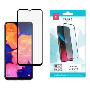 Film protecteur en verre trempé ZANAÉ 9H pour Samsung Galaxy A10, couverture complète.
