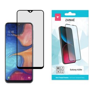 Verre trempé ZANAÉ 9H pour Samsung Galaxy A20e, protection écran complète et durable.