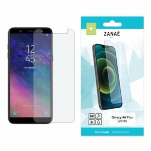 Verre trempé ZANAÉ pour Samsung Galaxy A6 Plus 2018, protection d’écran transparente et résistante