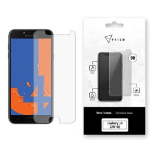 Verre trempé Prism pour Samsung Galaxy J4 2018, protection claire et résistante 9H.