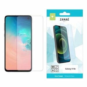Verre trempé ZANAE 9H pour Samsung Galaxy S10e, protection écran transparente et résistante.