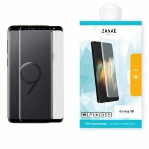 Verre trempé ZANAÉ pour Samsung Galaxy S9, protection d’écran transparente et couverture intégrale.