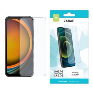 Verre trempé ZANAÉ 9H pour Samsung Galaxy XCover7, protection écran claire et résistante.