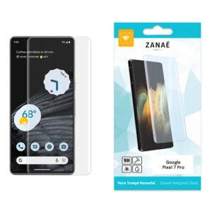 Verre trempé courbé ZANAÉ pour Google Pixel 7 Pro, protection écran HD résistante 9H.