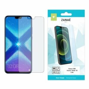 Verre trempé ZANAÉ pour Honor 8X et View 10 Lite, protection d’écran 9H claire