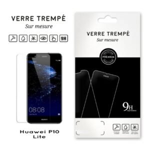 Verre trempé 9H premium Huawei P10 Lite, protection d’écran sur mesure claire et résistante.